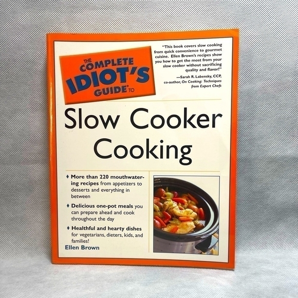 Recipes Book The Complete Idiot's Guide to Slow Cooker Cooking  Cookbook - Picture 1 of 1
